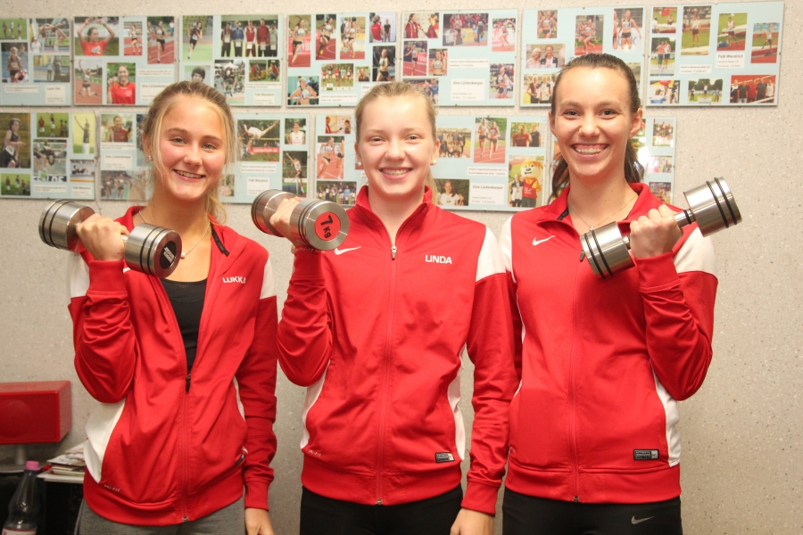 Lukka Franke, Linda Grabenmeier und Jennifer Quiring.