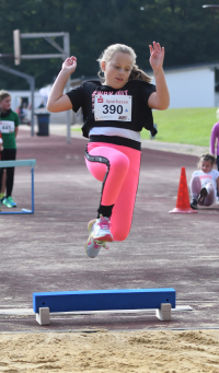 Beim Kinderleichtathletik-Wettkampf stand der Spaß im Vordergrund. Foto: Bottin|Beim Kinderleichtathletik-Wettkampf stand der Spaß im Vordergrund. Foto: Bottin|Beim Kinderleichtathletik-Wettkampf stand der Spaß im Vordergrund. Foto: Bottin|Beim Kinderleichtathletik-Wettkampf stand der Spaß im Vordergrund. Foto: Bottin|||