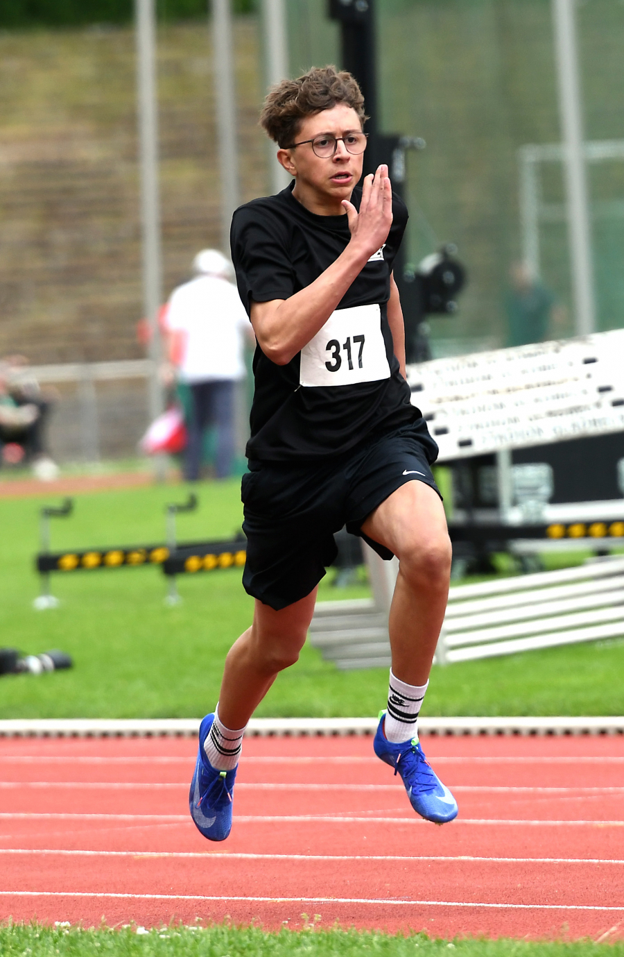 Steigerte sich über 100 Meter auf 12,33 Sekunden: U18-Sportler Levi Klute. Foto: Bottin