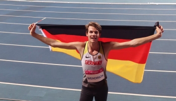 Falk Wendrich feierte seinen ersten internationalen Titel.