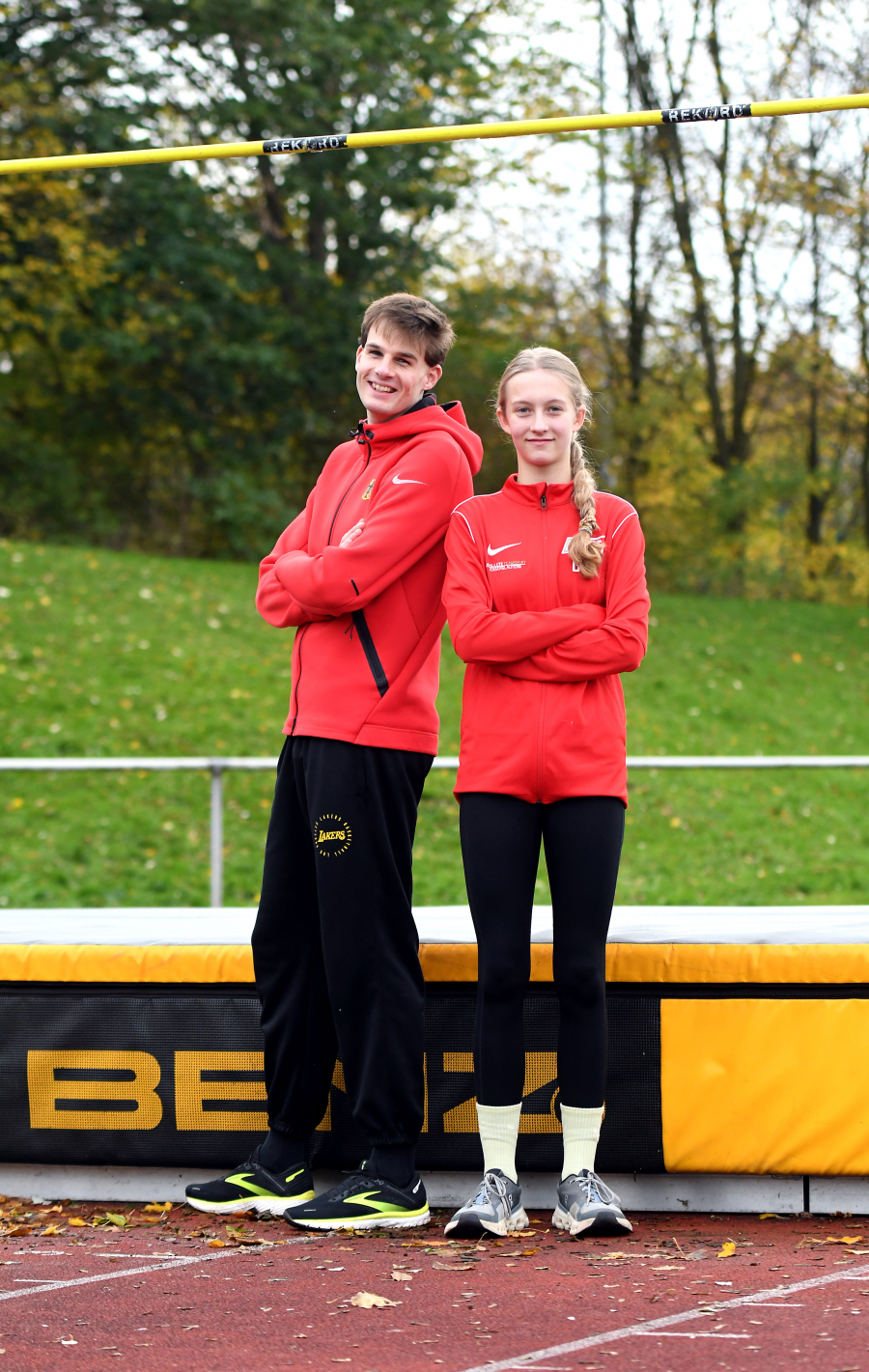Höher als Falk Wendrich und Greta Karsten sprang 2025 bundesweit niemand. Foto: Bottin