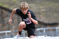 Gute Medaillenchancen hat M12-Hürdensprinter Michel Bottin vom LAZ Soest bei den U14-Westfalenmeisterschaften in Kamen. Foto: Bottin|||