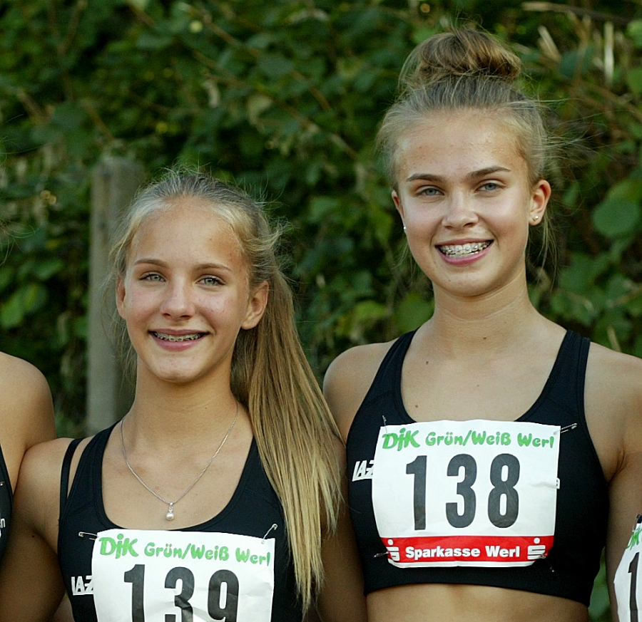 Mika Franke (links) und Lina Vollmer. Mika Franke (links) und Lina Vollmer.