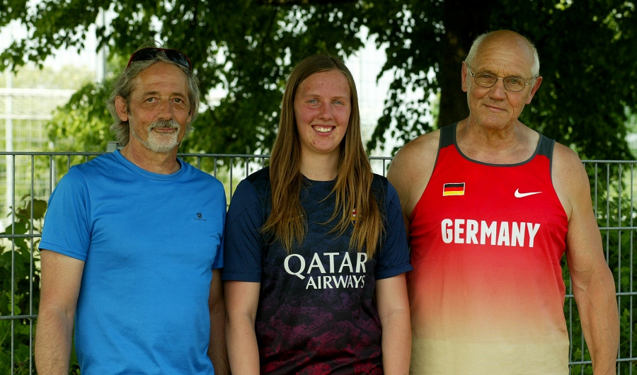 Ralf Reinhard (links), Annika Straub und Lutz Caspers