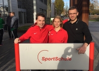Neue B-Trainer: Sebastian Moritz (links), Jana Bergmann und Wieland Rikus.