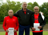 Christoph Heldt (links) mit Sieger Lothar Dresel (Mitte) und dem Dritten Klaus Weidmann.
