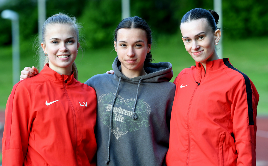 von links: Lina Vollmer, Mathilda Grienitz und Delia Ponomarenko von links: Lina Vollmer, Mathilda Grienitz und Delia Ponomarenko