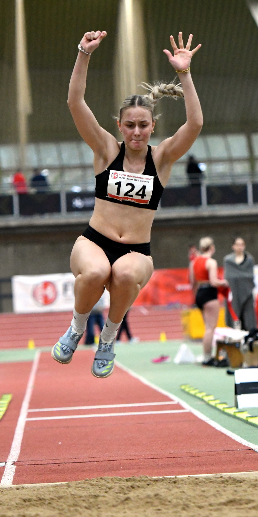 9,81 Meter: U20-Athletin Maya Klute vom LAZ Soest holte im Dreisprung Platz 6. Foto: Bottin