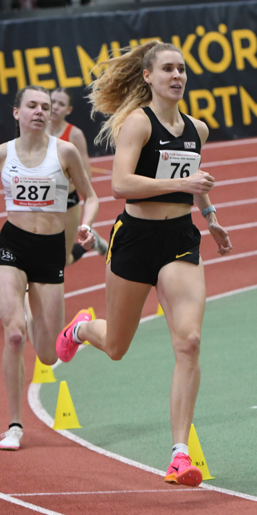 Laura Voß vom LAZ Soest startet am Samstag in Dortmund bei den Deutschen Hallenmeisterschaften über 800 Meter. Foto: Bottin