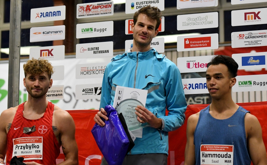 von links:  Mateusz Przybylko, Falk Wendrich und Saad Hammouda von links:  Mateusz Przybylko, Falk Wendrich und Saad Hammouda