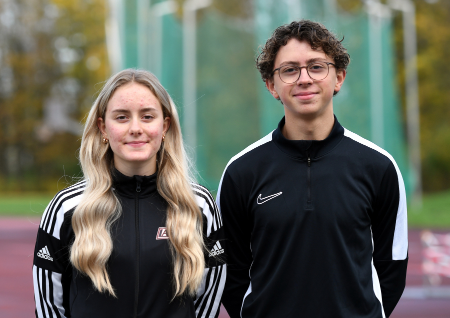 Maya und Levi Klute ergänzen das Trainerteam des LAZ Soest. Foto: Bottin