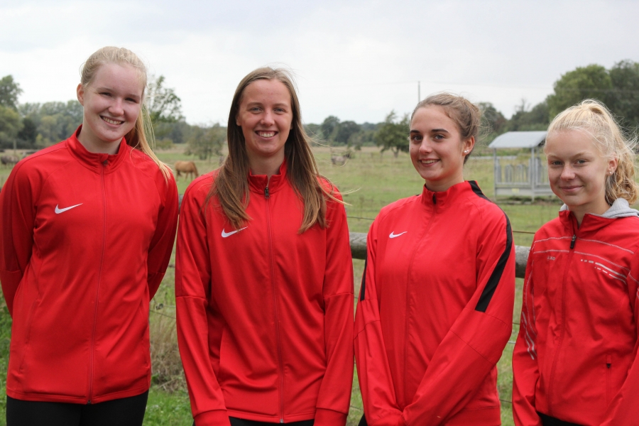 Antonia B&ouml;ttiger, Annika Straub, Jana Klee u. Lea Spirer.