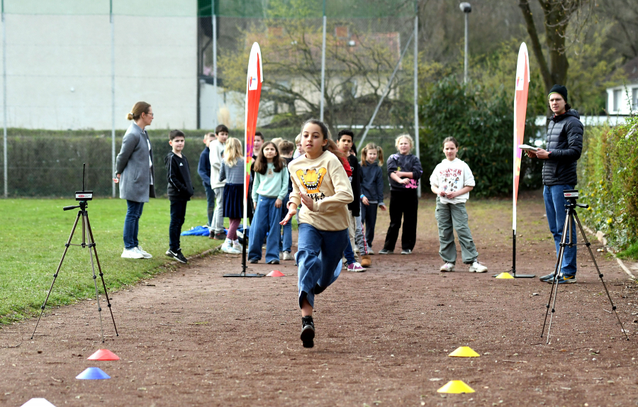 Der Stadtwerke Soest-LAZ-Grundschul-Sprintcup an der Wieseschule. Foto: Bottin