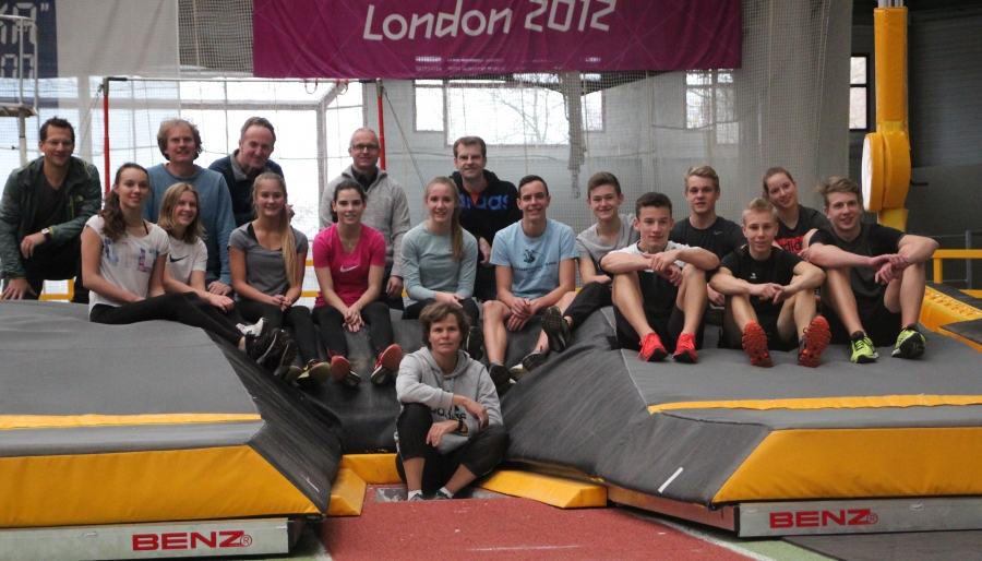 Lukka Franke und Jennifer Quiring beim Kader-Training. Lukka Franke und Jennifer Quiring beim Kader-Training.