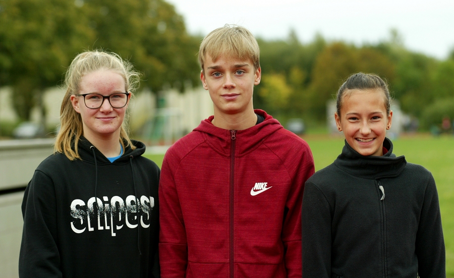 Antonia Böttiger, Nils Klee und Michelle Muschalik. Antonia Böttiger, Nils Klee und Michelle Muschalik.