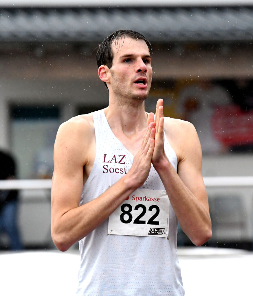 Interview mit Falk Wendrich nach den 2,25 Metern
